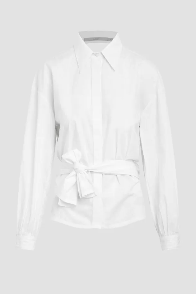 Hudson Jeans Tops and Sweaters Wrap Poplin Top White 8211 Women Hudson Jeans Tops and Sweaters Wrap Poplin Top White 8211 Women