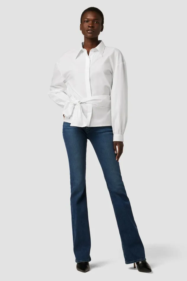 Hudson Jeans Tops and Sweaters Wrap Poplin Top White 8211 Women Hudson Jeans Tops and Sweaters Wrap Poplin Top White 8211 Women