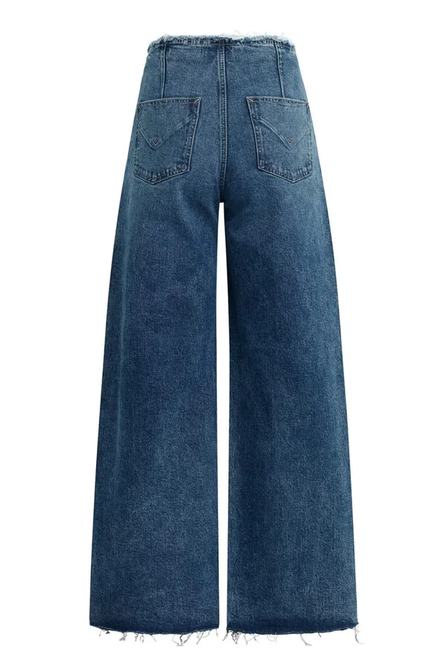 Hudson Jeans Wide Leg James HighRise Darted Wide Leg Petite Jean Mallorca 8211 Women