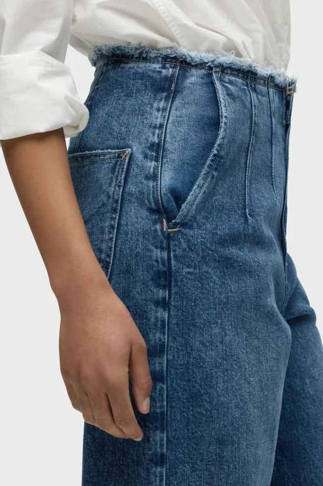 Hudson Jeans Wide Leg James HighRise Darted Wide Leg Petite Jean Mallorca 8211 Women