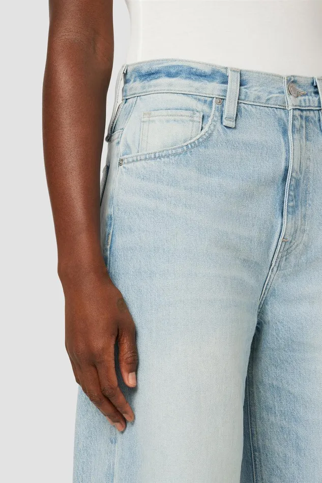 Hudson Jeans Wide Leg James HighRise Wide Leg Barefoot Jean Iris 8211 Women