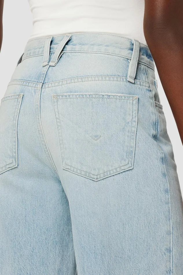Hudson Jeans Wide Leg James HighRise Wide Leg Barefoot Jean Iris 8211 Women