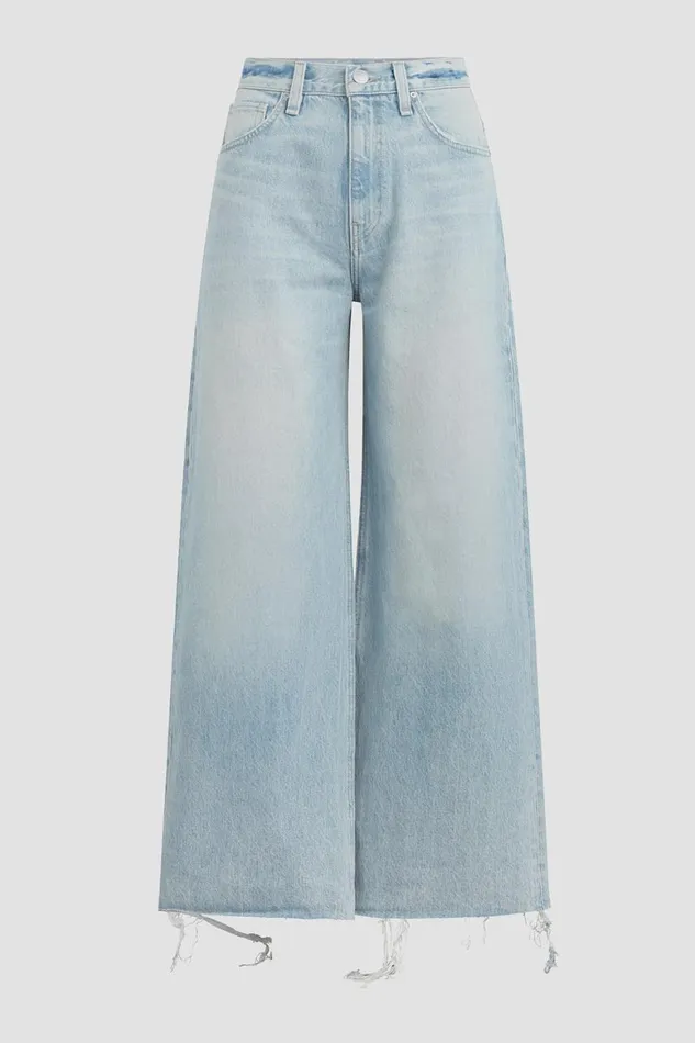 Hudson Jeans Wide Leg James HighRise Wide Leg Barefoot Jean Iris 8211 Women