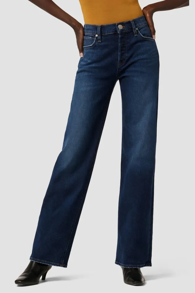 Hudson Jeans Wide Leg Rosie HighRise Wide Leg Jean Poseidon 8211 Women