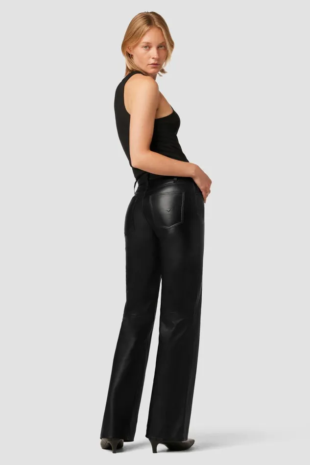 Hudson Jeans Wide Leg Rosie HighRise Wide Leg Leather Pant Black 8211 Women Hudson Jeans Wide Leg Rosie HighRise Wide Leg Leather Pant Black 8211 Women