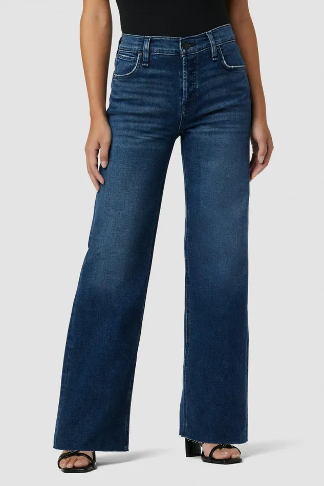 Hudson Jeans Wide Leg Rosie HighRise Wide Leg Petite Jean Dover 8211 Women