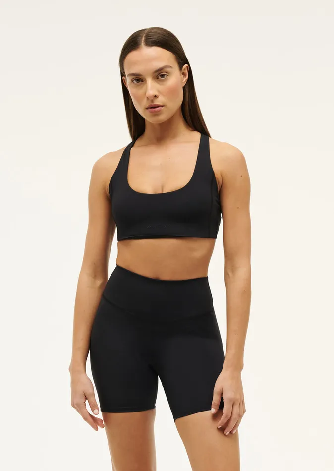 HYPERLUXE SPORTS BRA IN BLACK Activewear PE Nation Women