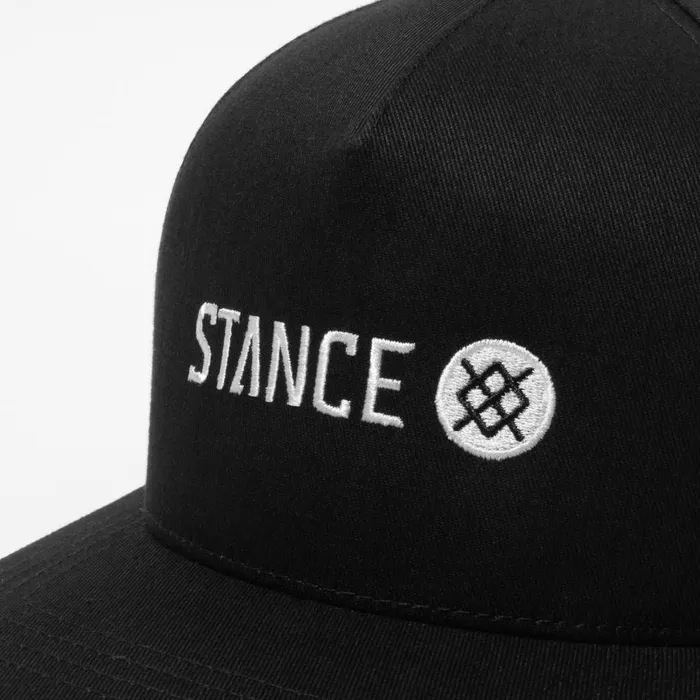 Icon Snapback Hat With Butter Blend Black MenWomenKids Stance Hats and Beanies