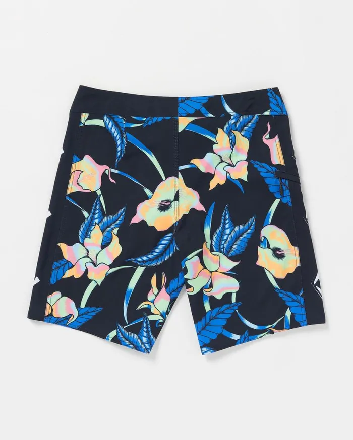 Iconic Floral ModTech Trunks 8211 Navy Mens Volcom Boardshorts and Trunks