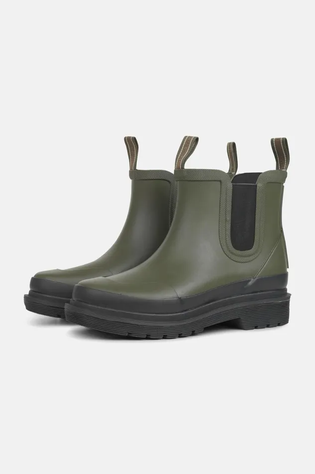 Ilse Jacobsen Chelsea Rain 8211 Army Women Rainboots Short