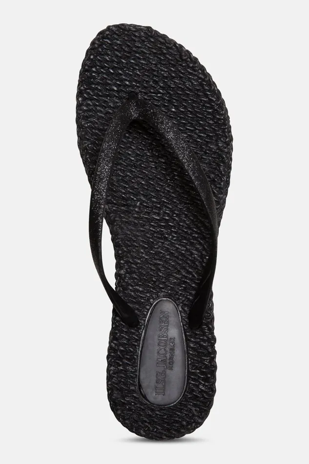 Ilse Jacobsen Flip Flop With Glitter 8211 Black Women Flip Flops Ilse Jacobsen Flip Flop With Glitter 8211 Black Women Flip Flops