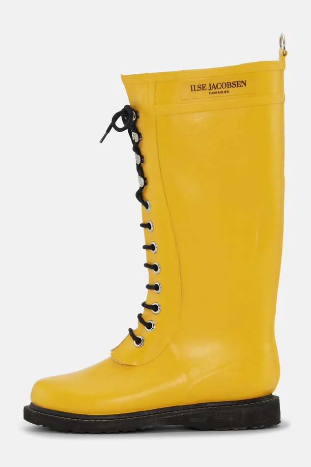 Ilse Jacobsen Long Rubber Boots 8211 Cyber Yellow Women Rainboots Long