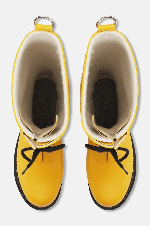 Ilse Jacobsen Long Rubber Boots 8211 Cyber Yellow Women Rainboots Long