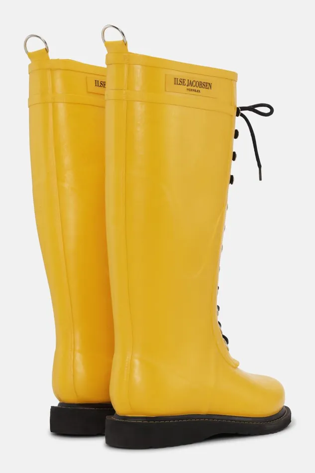 Ilse Jacobsen Long Rubber Boots 8211 Cyber Yellow Women Rainboots Long
