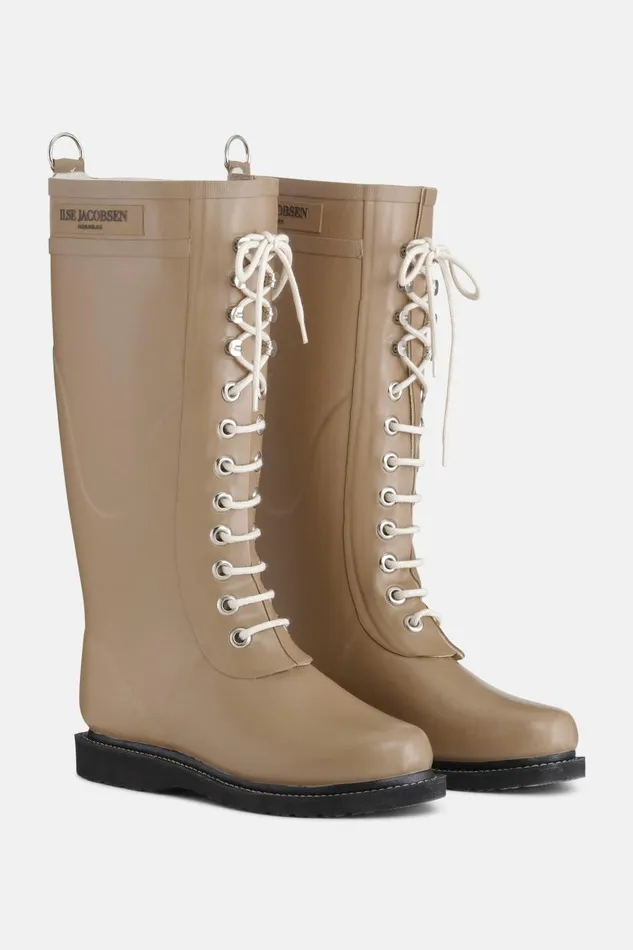 Ilse Jacobsen Long Rubber Boots 8211 Otter Women Rainboots Long