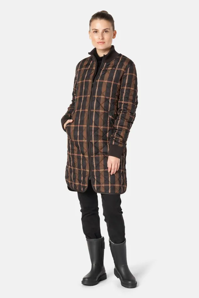 Ilse Jacobsen Padded Coat 8211 Cashew Women Jackets And Coats