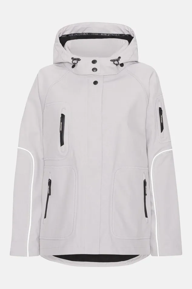 Ilse Jacobsen Rain Jacket 8211 Concrete Women Raincoats