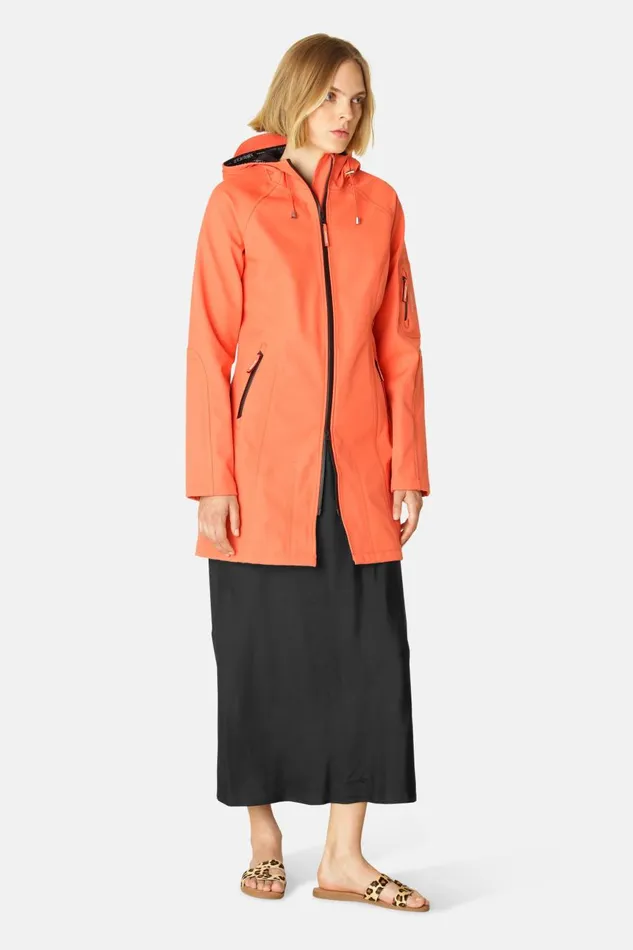 Ilse Jacobsen Raincoat 8211 Hot Orange Women Raincoats