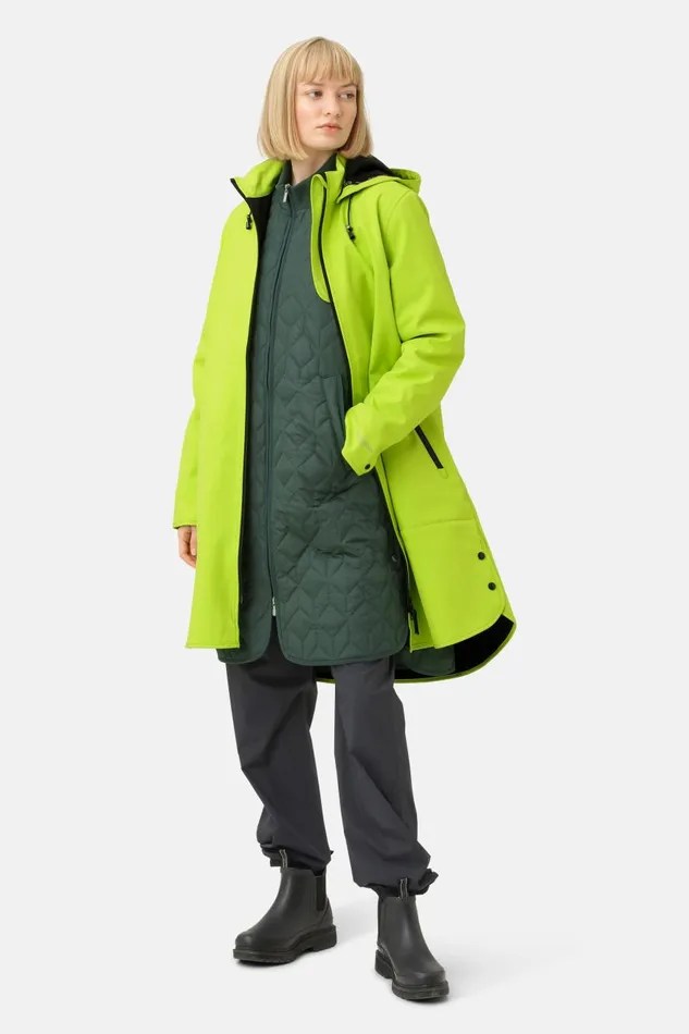Ilse Jacobsen Raincoat 8211 Lime Green Women Raincoats