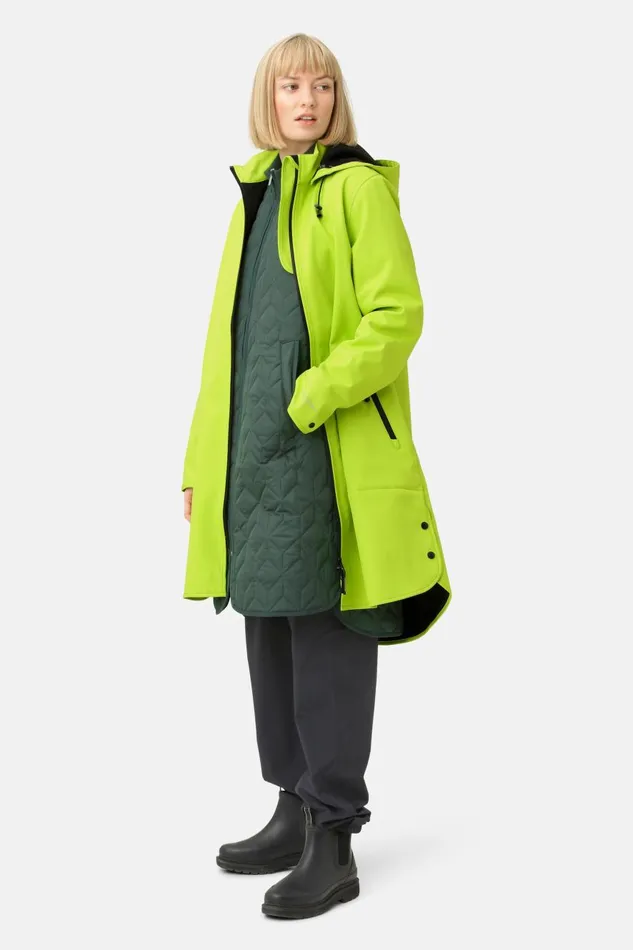 Ilse Jacobsen Raincoat 8211 Lime Green Women Raincoats