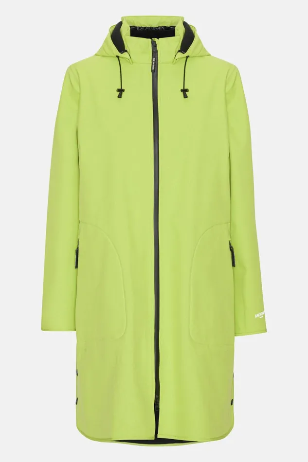 Ilse Jacobsen Raincoat 8211 Lime Green Women Raincoats