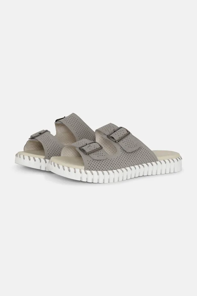 Ilse Jacobsen Sandals 8211 Grey Women Tulip Flats