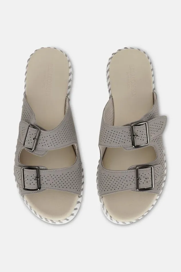 Ilse Jacobsen Sandals 8211 Grey Women Tulip Flats