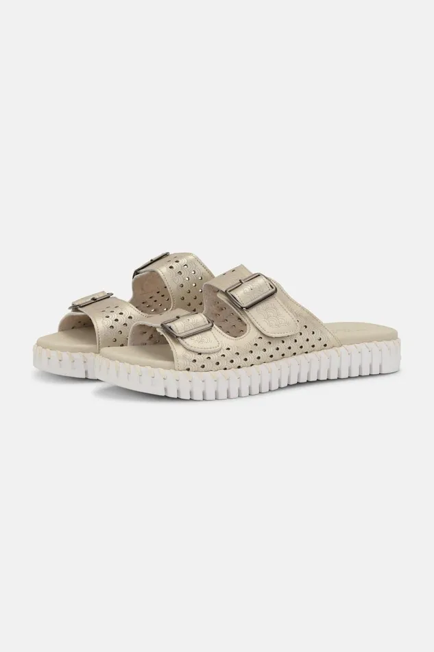 Ilse Jacobsen Sandals 8211 Platin Women Tulip Flats