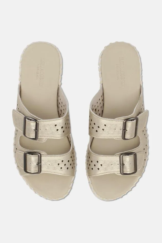 Ilse Jacobsen Sandals 8211 Platin Women Tulip Flats Ilse Jacobsen Sandals 8211 Platin Women Tulip Flats