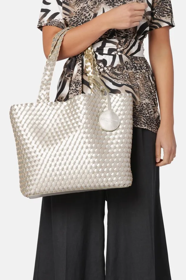 Ilse Jacobsen Tote Bag 8211 Platin Silver Women Tote Bags