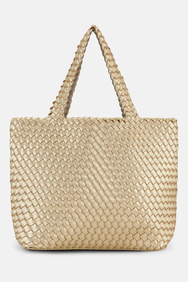 Ilse Jacobsen Tote Bag 8211 Platin Silver Women Tote Bags