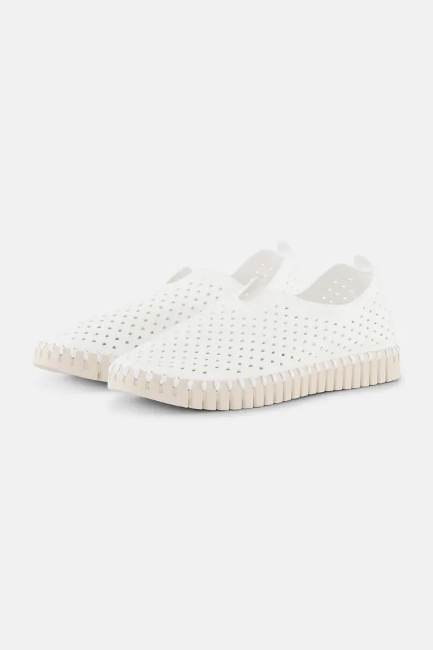 Ilse Jacobsen Tulip SlipIn 8211 White Women Tulip Flats