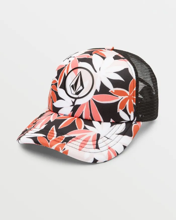 Into Paradise Hat 8211 Electric Coral Womens Volcom Hats and Beanies