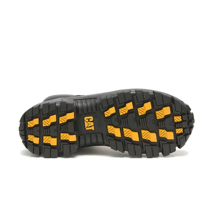 Invader Hi Steel Toe Work Boot Black Men Cat Footwear Boots