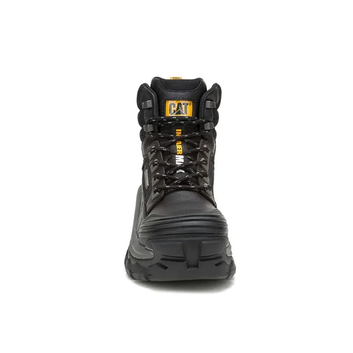 Invader Max Waterproof Composite Toe Work Boot Black Men Cat Footwear Boots