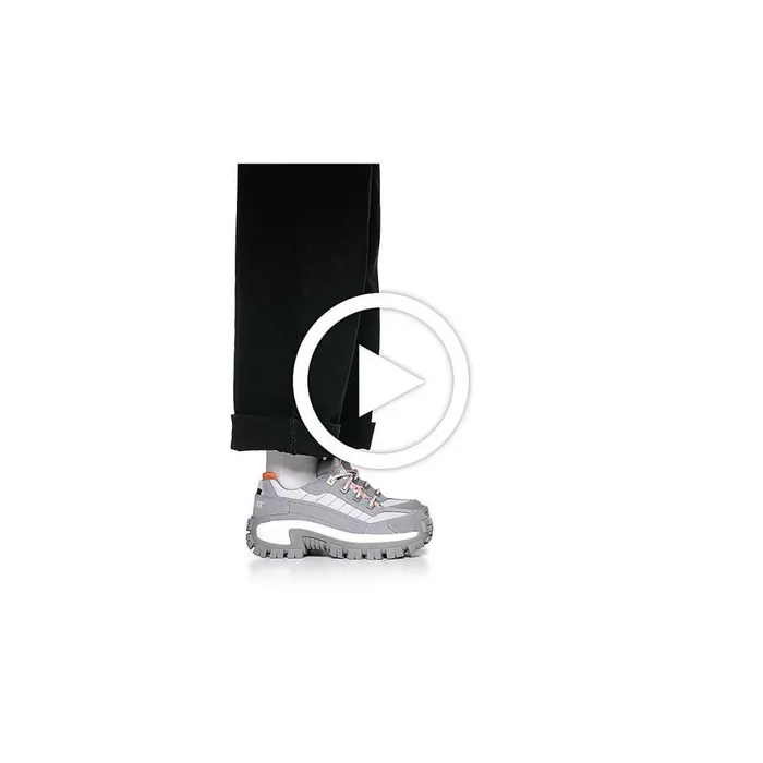 Invader Steel Toe Work Shoe Blacklight Blue Women Cat Footwear Shoes