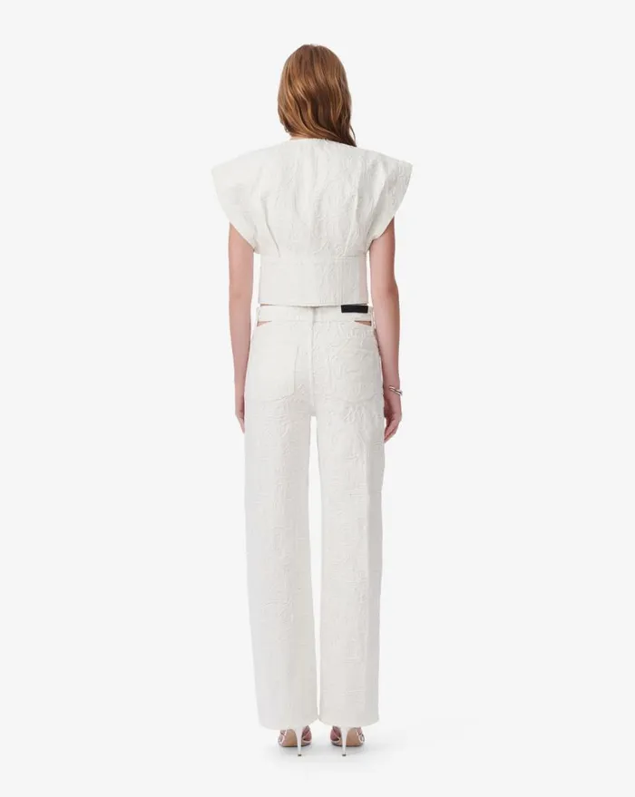 IRO LAMBERT OVERSIZED EMBROIDERED JEANS Ice Blue Women Jeans