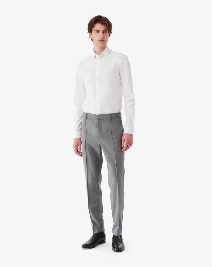 IRO LUCHI WOOL SUIT PANTS Grey Men Jeans and Trousers