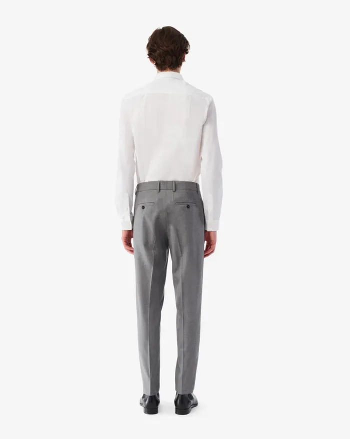 IRO LUCHI WOOL SUIT PANTS Grey Men Jeans and Trousers