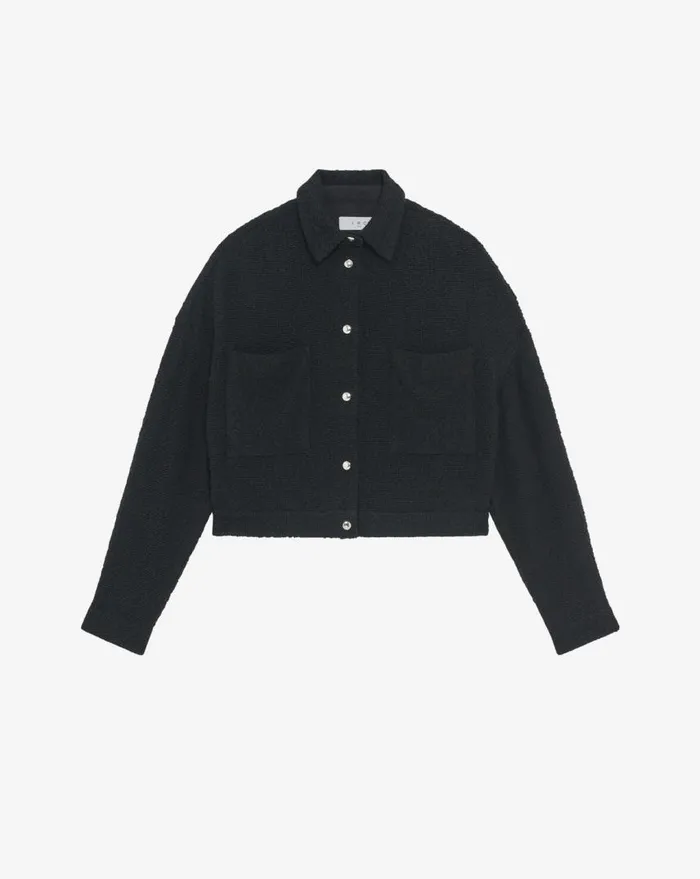 IRO PABLI CROPPED JACKET White Women Jackets and Coats