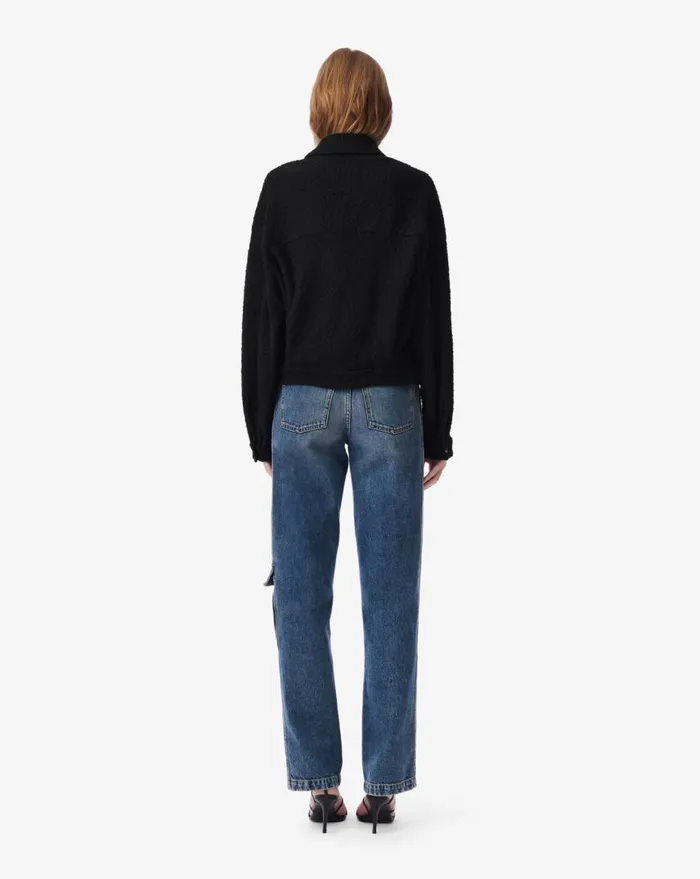 IRO PABLI CROPPED JACKET White Women Jackets and Coats