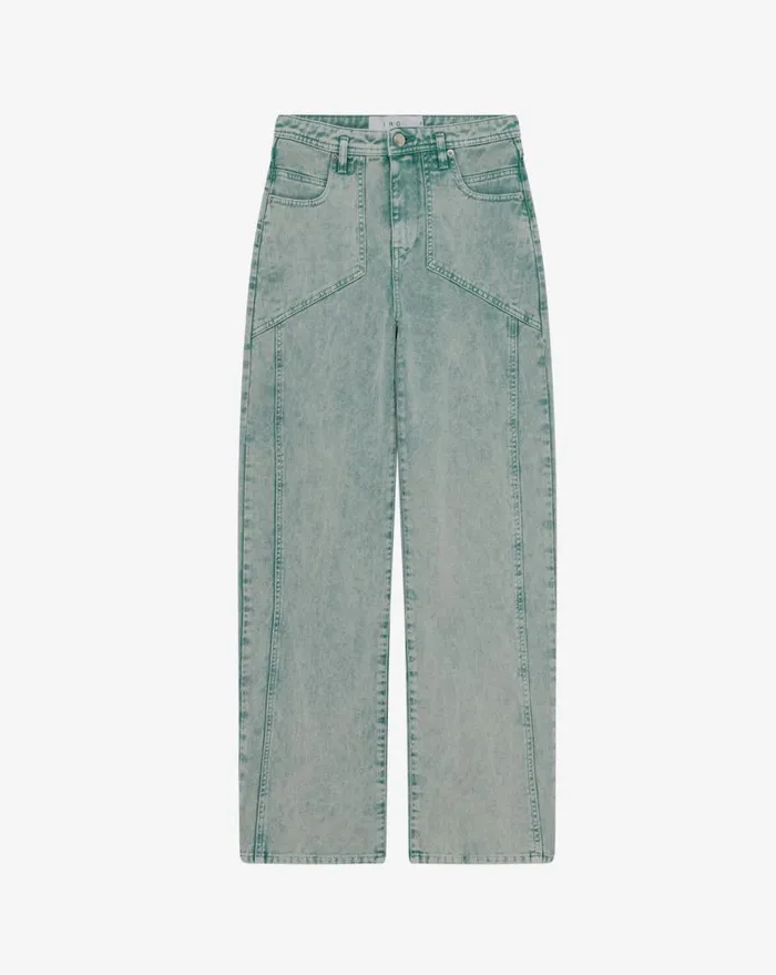 IRO RAUL CUTOUT CARROT JEANS Snow Green Women Jeans