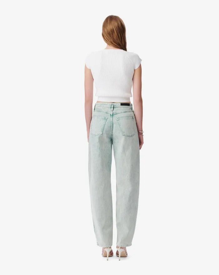 IRO RAUL CUTOUT CARROT JEANS Snow Green Women Jeans