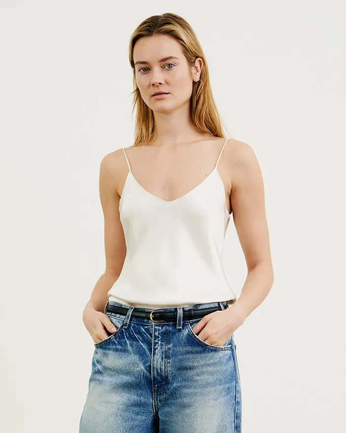 ISABELLA CAMI TOP Ivory Women Nili Lotan Tops