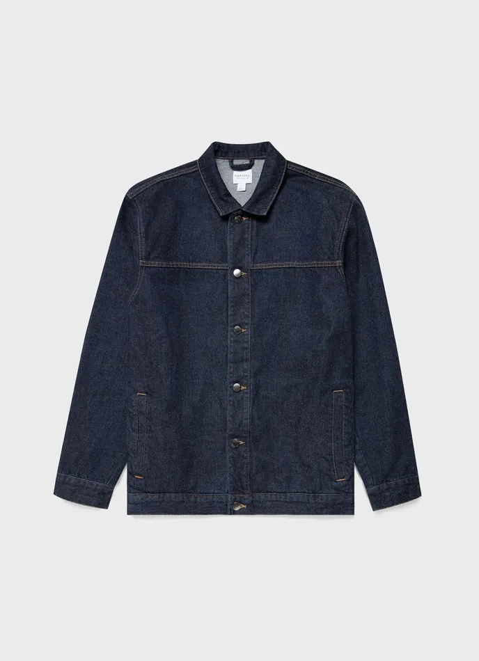 Jackets and Coats Men ussunspel 13oz Japanese Denim Jacket