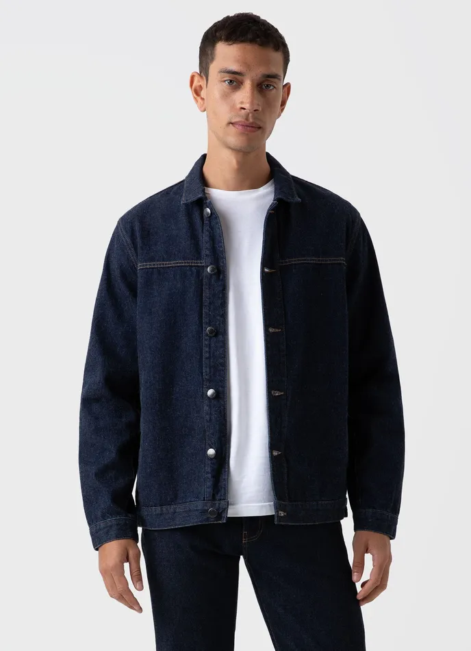 Jackets and Coats Men ussunspel 13oz Japanese Denim Jacket Jackets and Coats Men ussunspel 13oz Japanese Denim Jacket