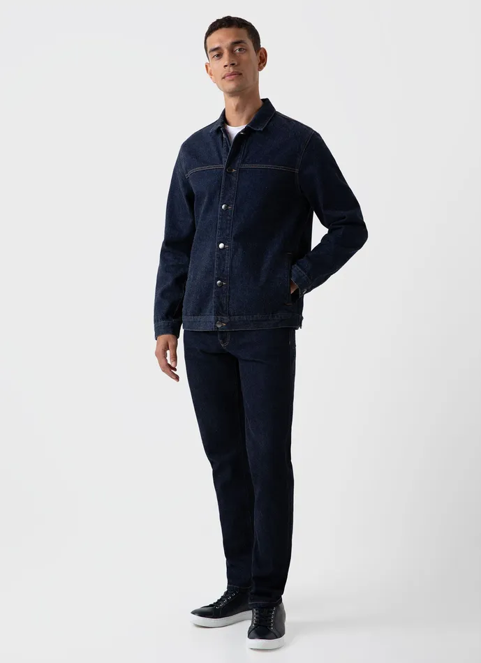 Jackets and Coats Men ussunspel 13oz Japanese Denim Jacket Jackets and Coats Men ussunspel 13oz Japanese Denim Jacket