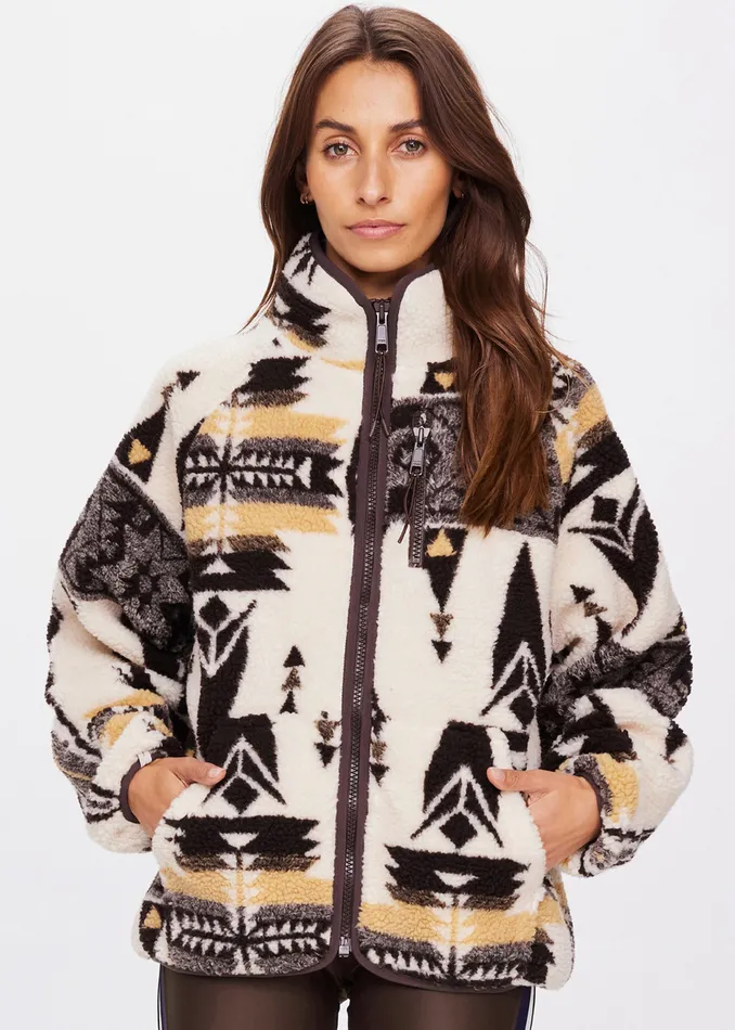 Jackets and Coats THE UPSIDE Women TOTEM HARLOW ZIP THROUGH