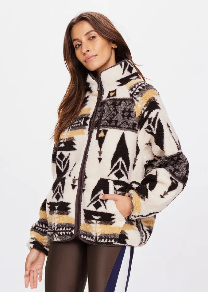 Jackets and Coats THE UPSIDE Women TOTEM HARLOW ZIP THROUGH