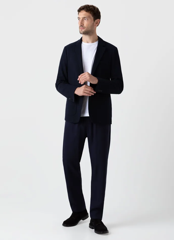 Jackets and Coats ussunspel Men Piqu Unstructured Blazer Navy Jackets and Coats ussunspel Men Piqu Unstructured Blazer Navy